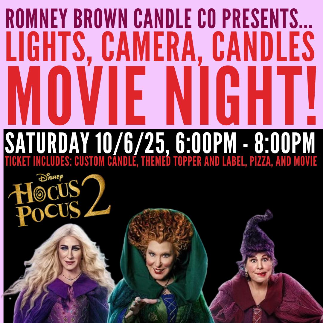 Candle-Making Movie Night: Hocus Pocus 2